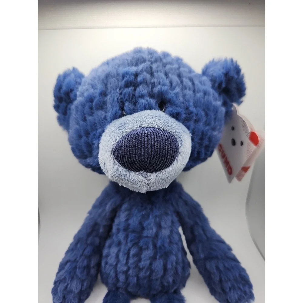 NEW GUND Toothpick Ripple  Teddy Bear Stuffed Animal for Ages 1 and Up  Navy